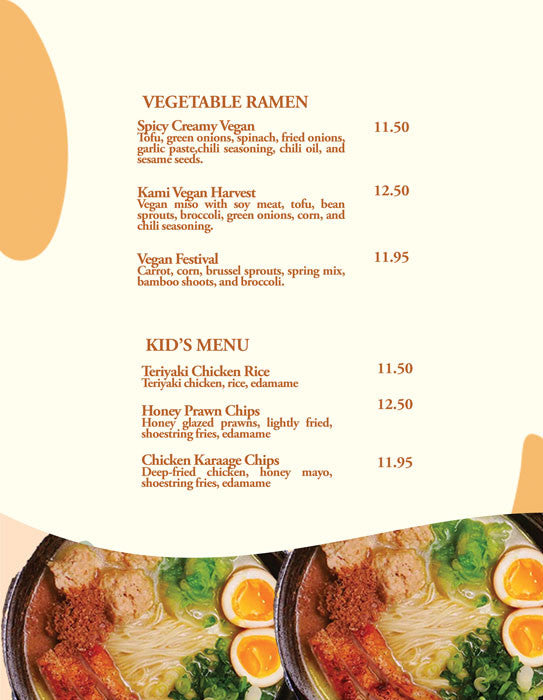 Restaurant 4 Page Menu 8.5x11 - 26