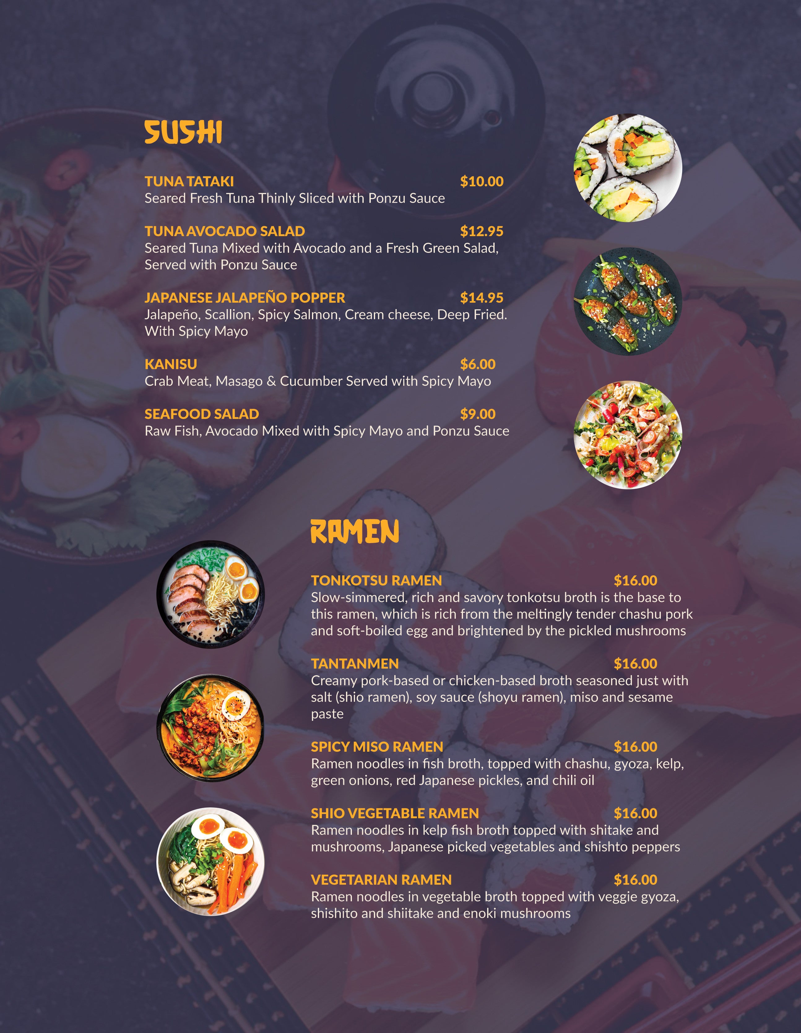 Restaurant 4 Page Menu 8.5x11 - 27