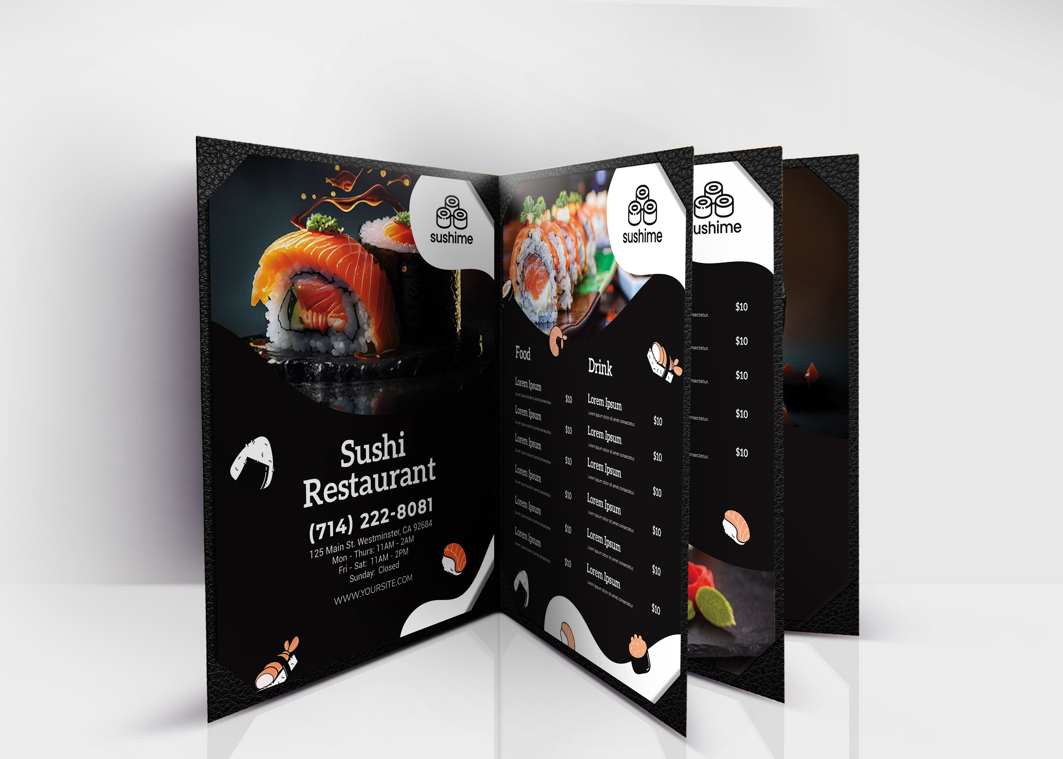 Restaurant 4 Page Menu 8.5x11 - 42