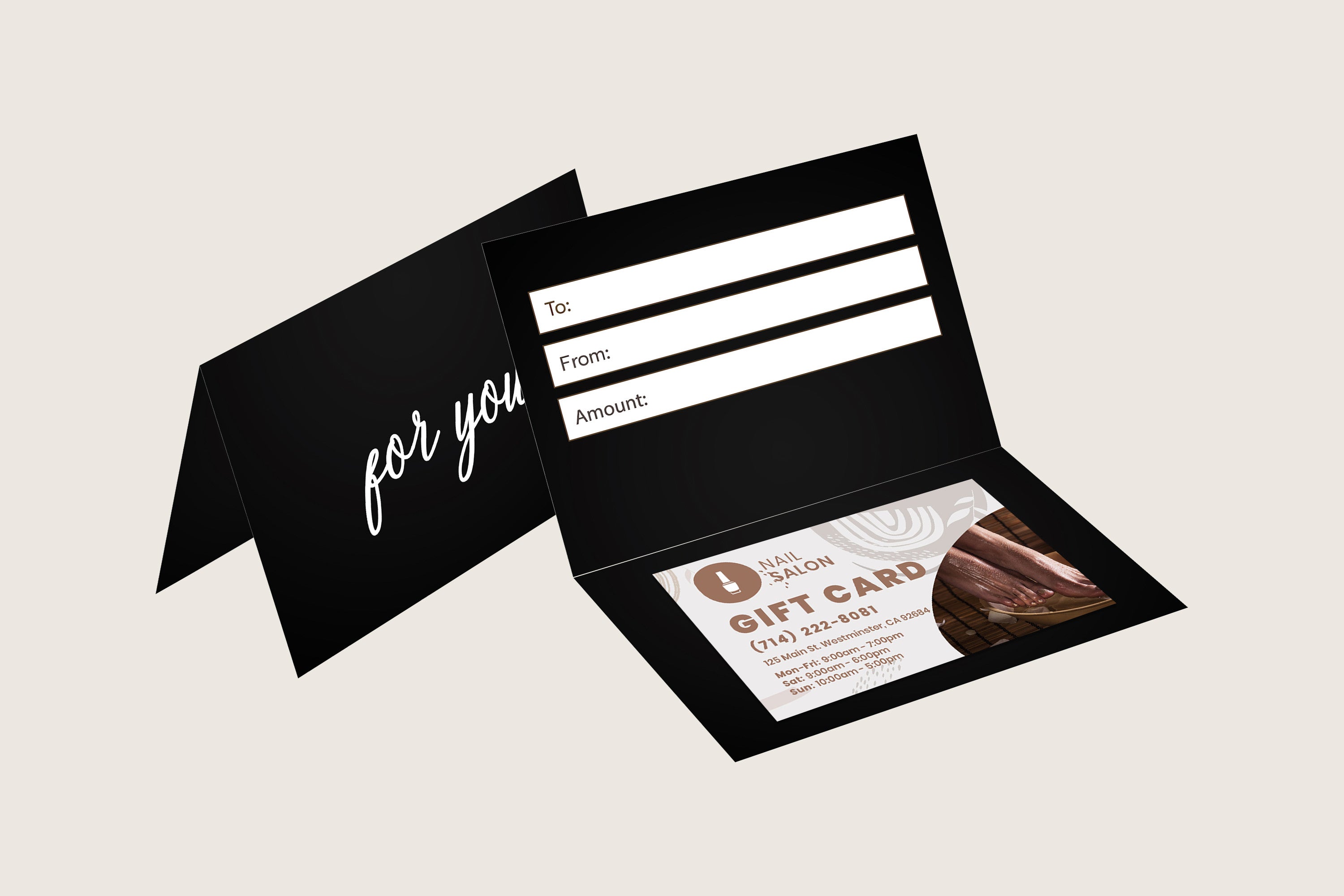 Gift card holder - FOR MERCHANTS USE ONLY