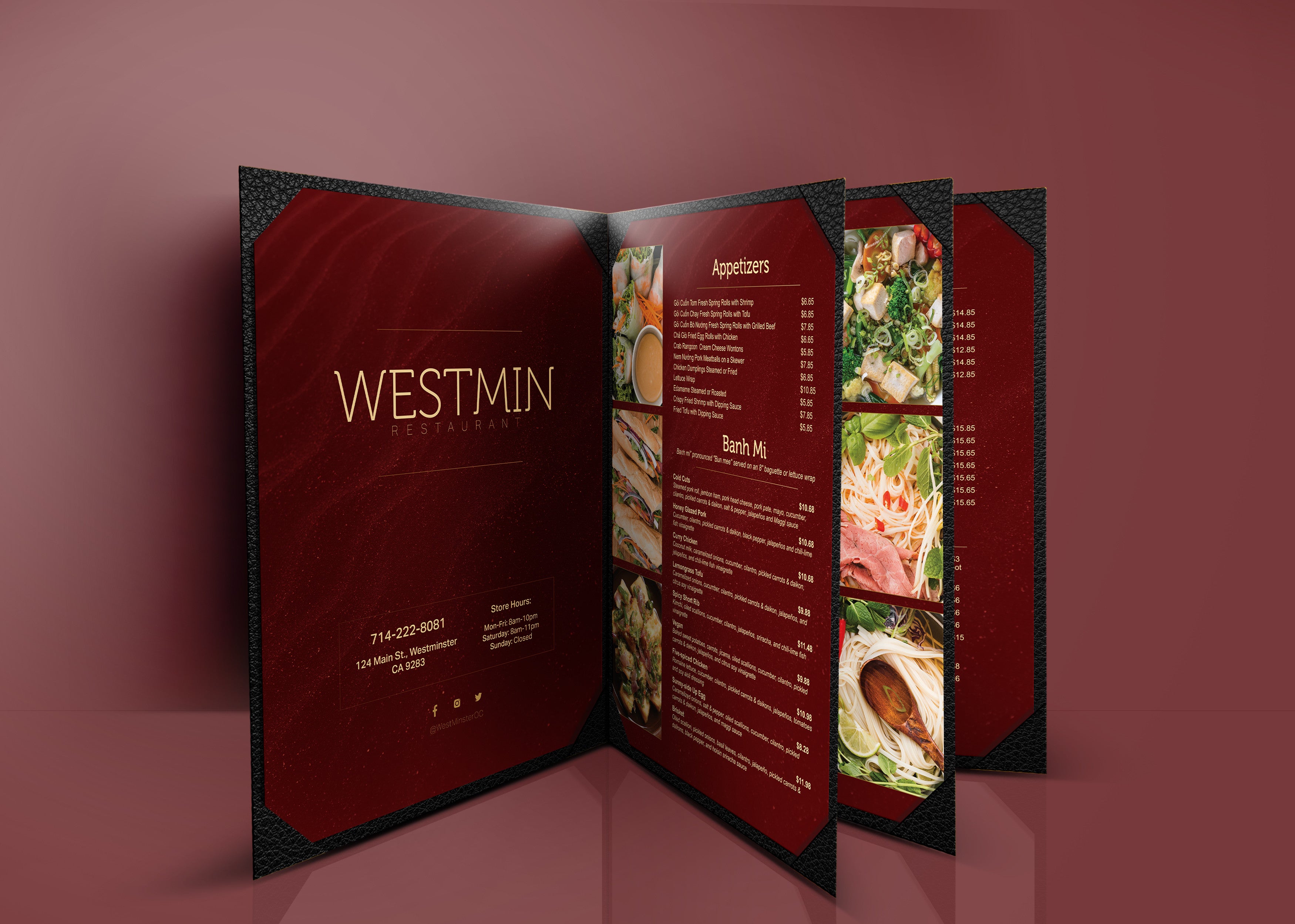 Restaurant 4 Page Menu 8.5x11 - 61