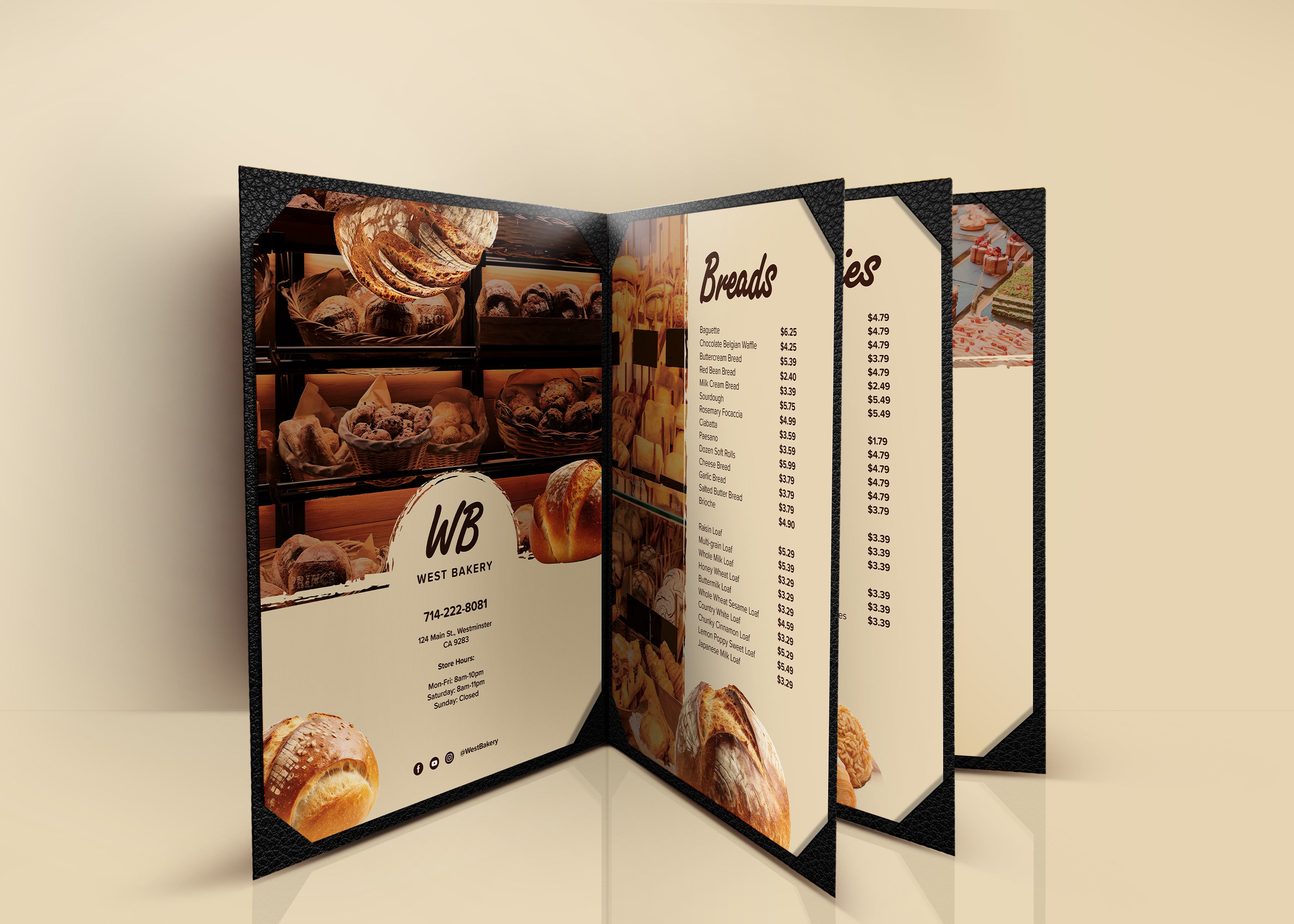 Restaurant 4 Page Menu 8.5x11 - 63