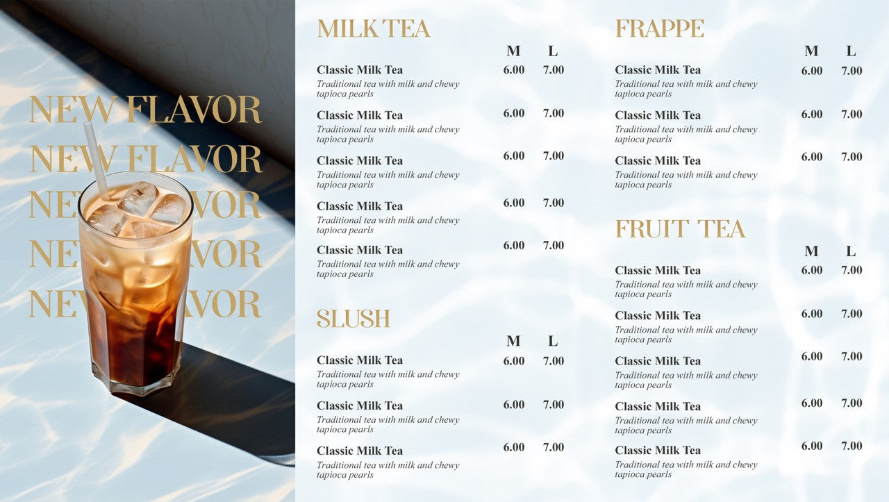 Restaurant TV Price List - 23