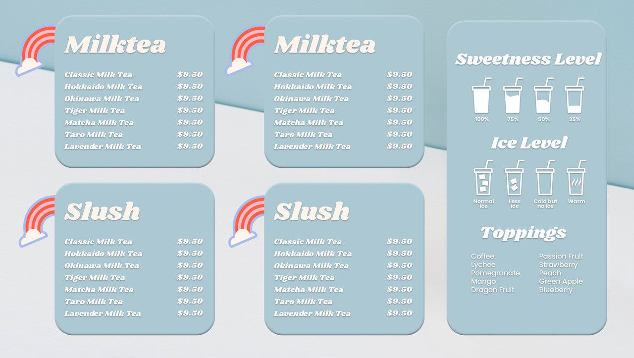 Restaurant TV Price List - 26