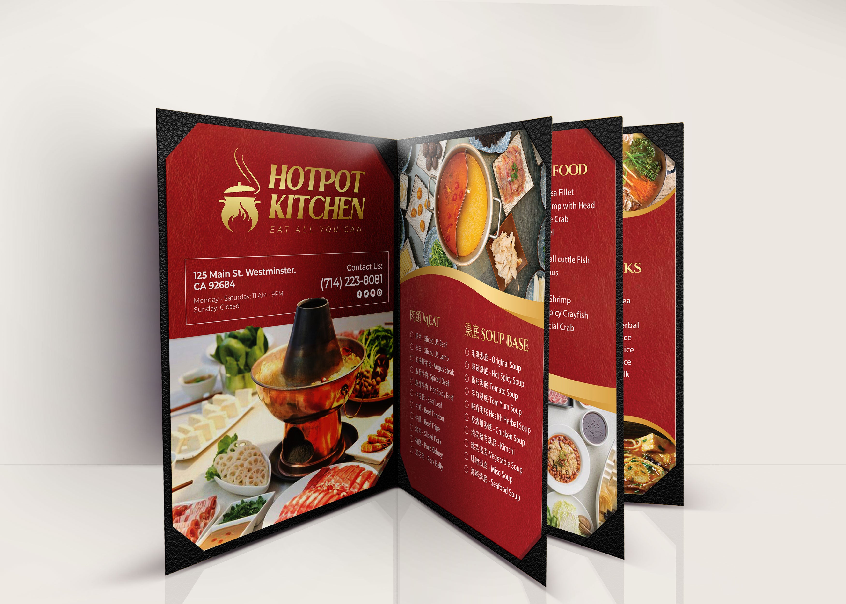 Restaurant 4 Page Menu 8.5x11 - 73