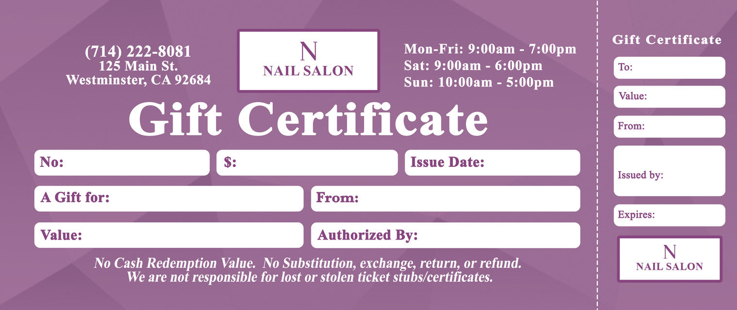 Gift Certificate - 372