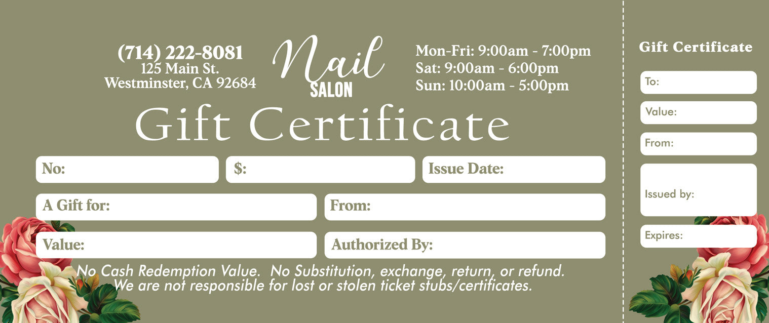 Gift Certificate - 373