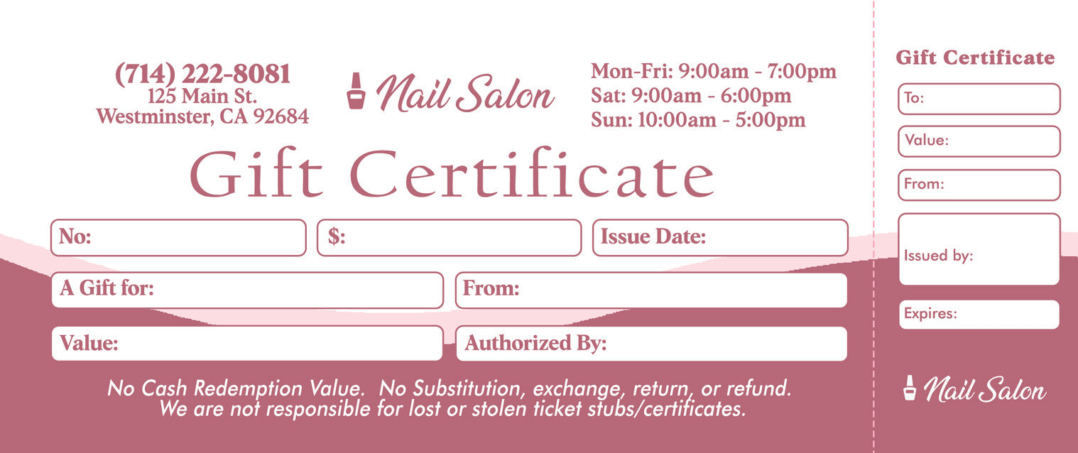 Gift Certificate - 376