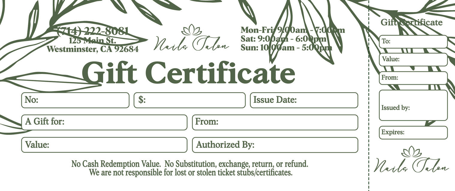 Gift Certificate - 377