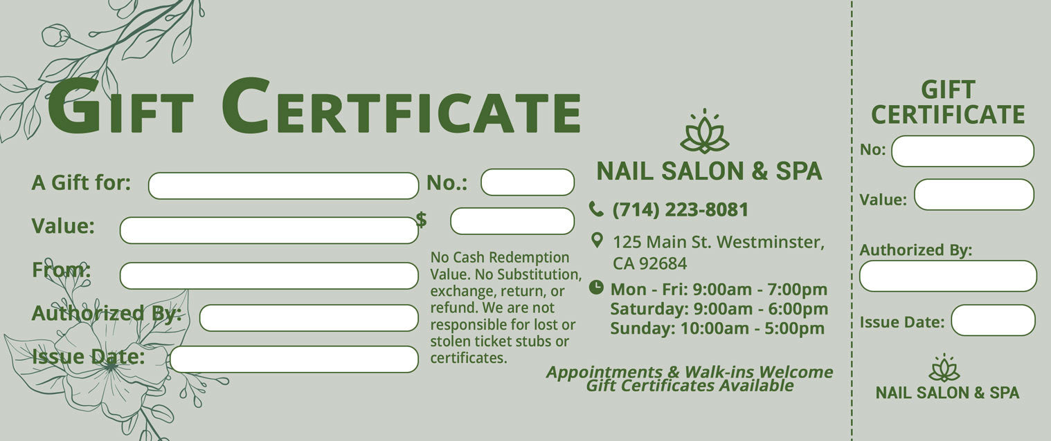 Gift Certificate - 395